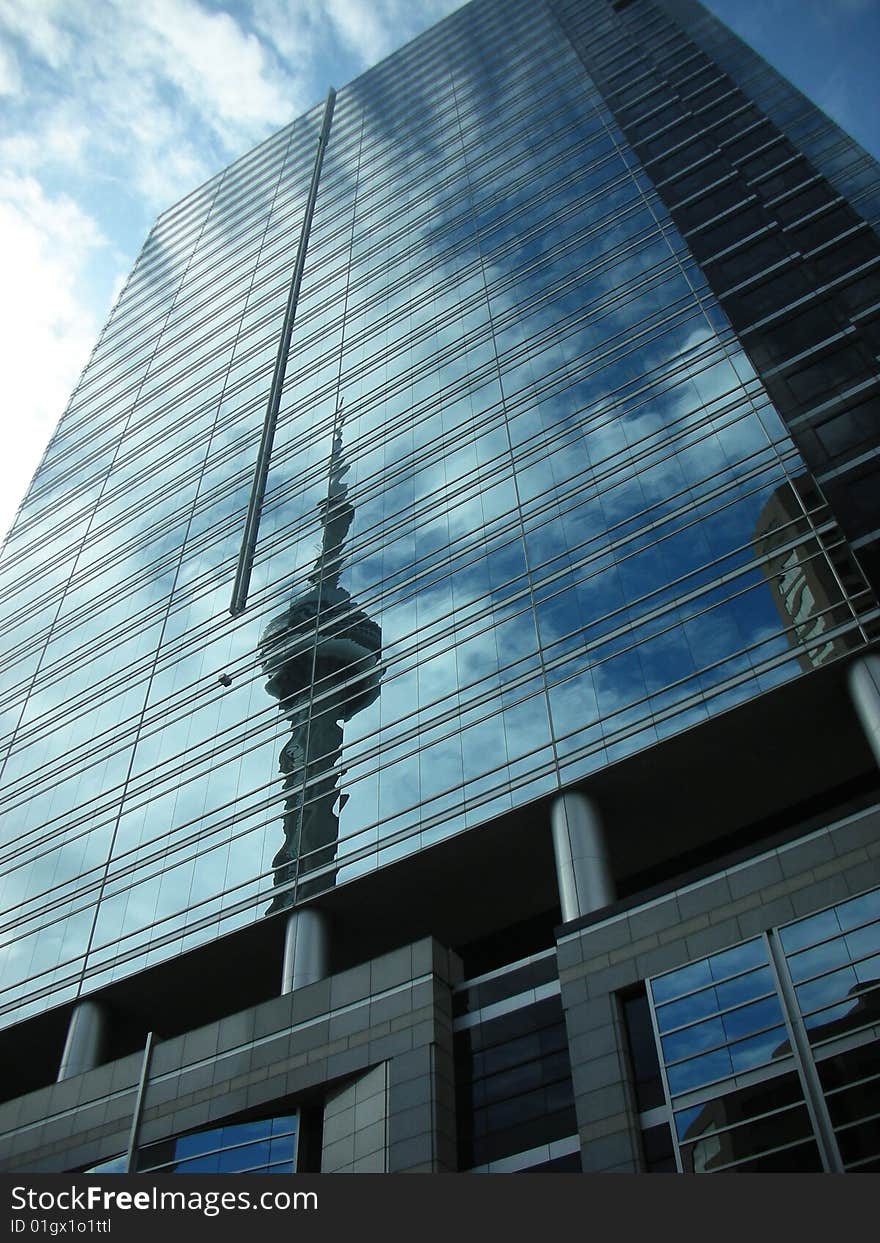 CN Tower Reflection