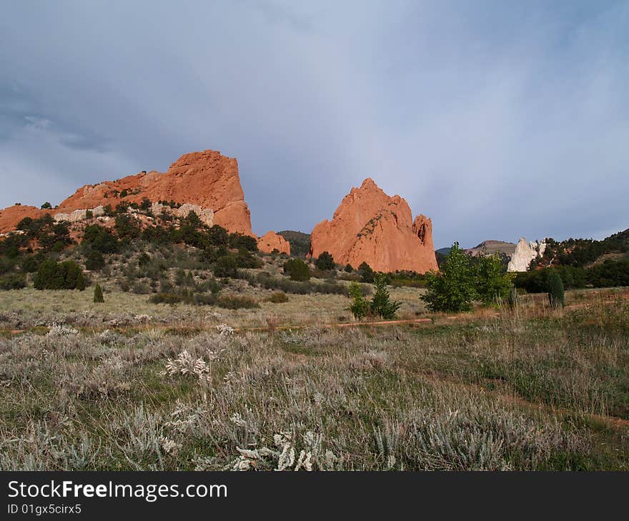 Garden of The Gods--Panorama