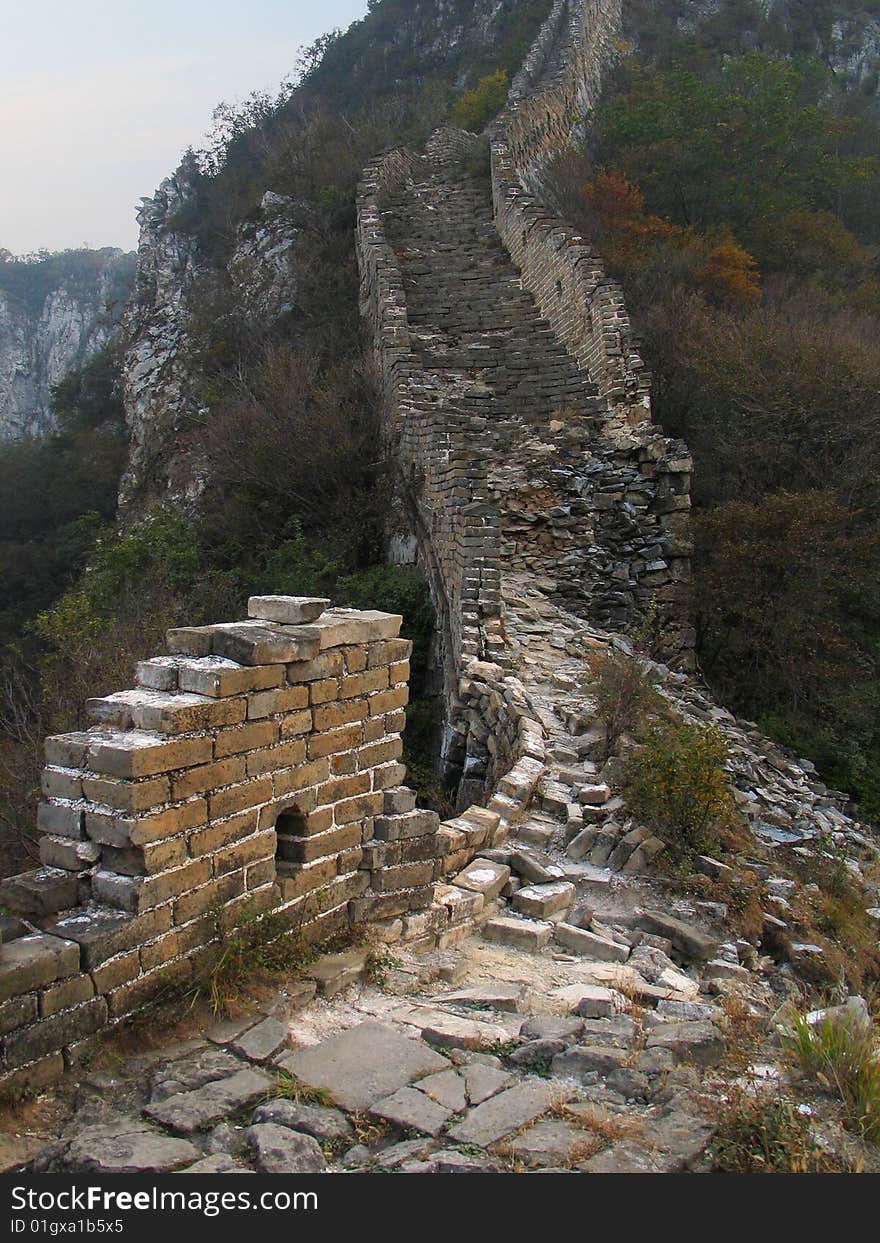 Jiankou great wall of china, shot in beijing