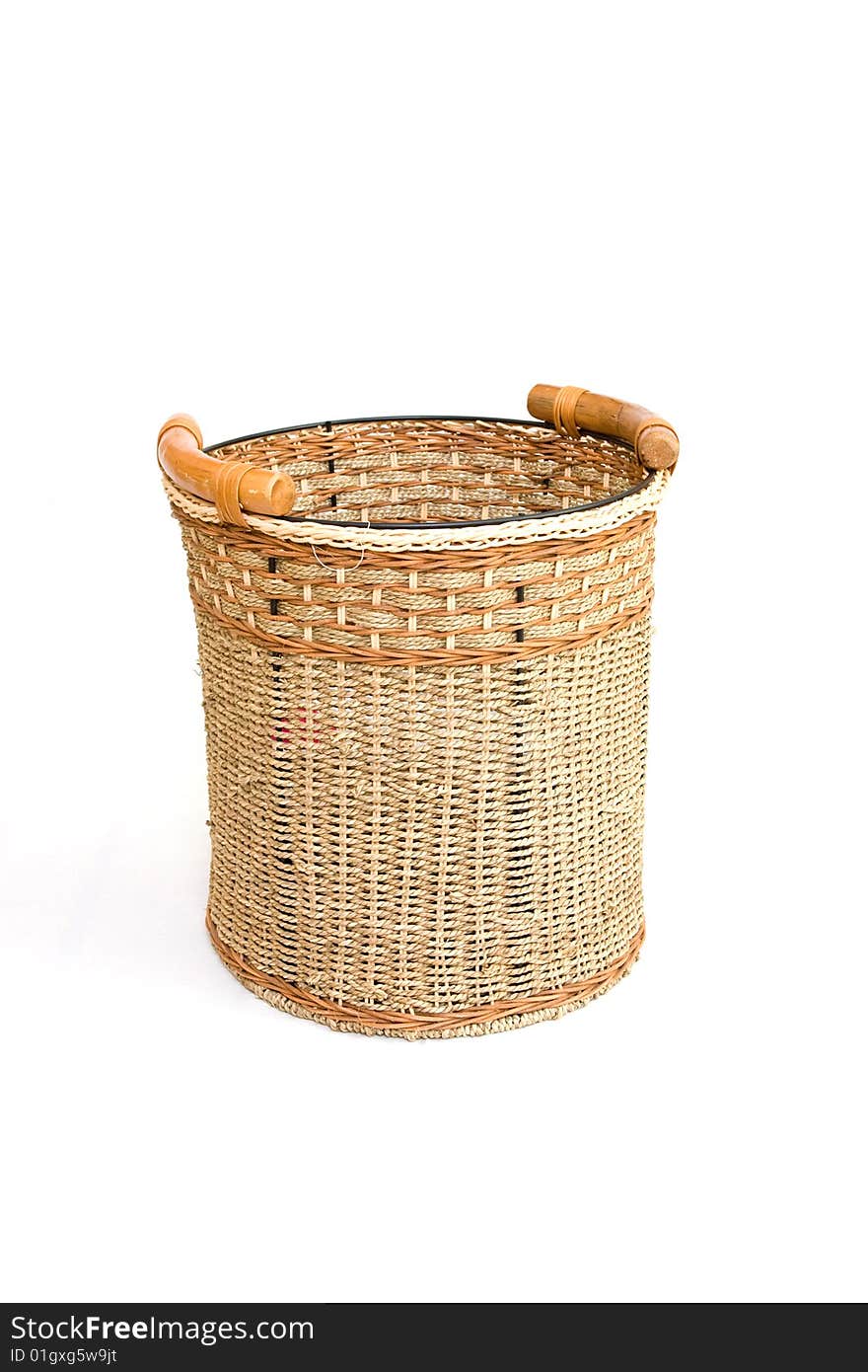 Basket isolated on white