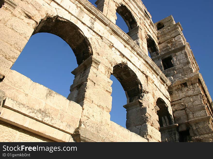 Amphitheater in Pula, Croatia 1