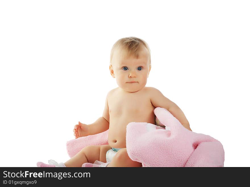 Pink towel