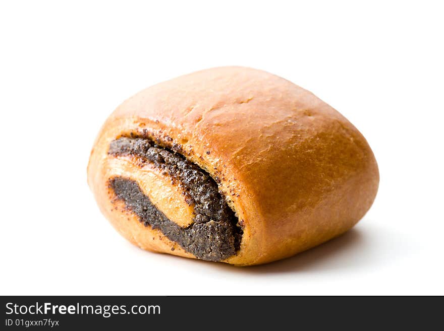 Sweet poppy seed bun