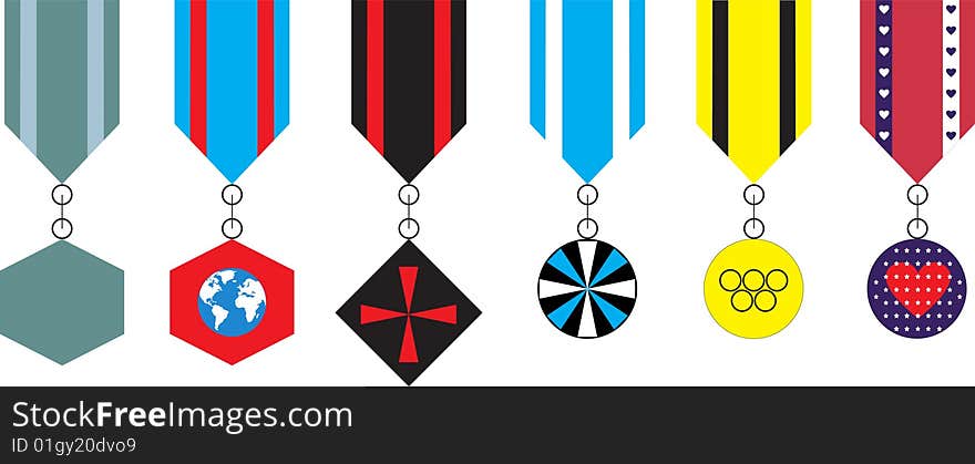 Several medals