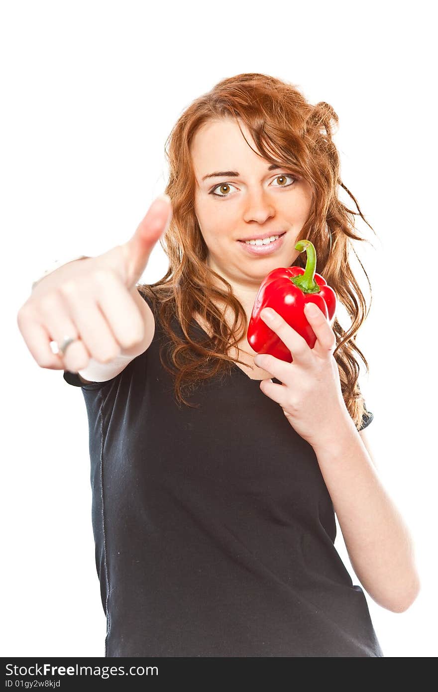 Studio photo of Young healthly life girl. Studio photo of Young healthly life girl