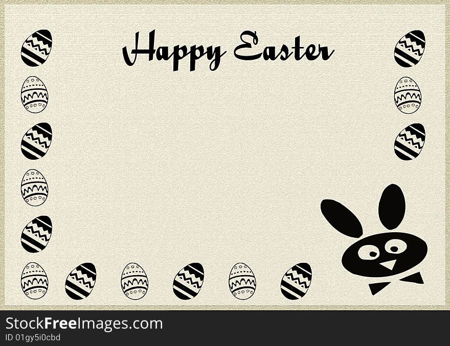 A funny and elegant background for easter. A funny and elegant background for easter