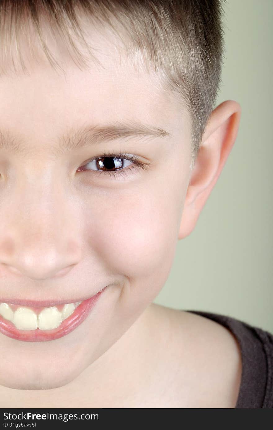 Portrait of smiling boy