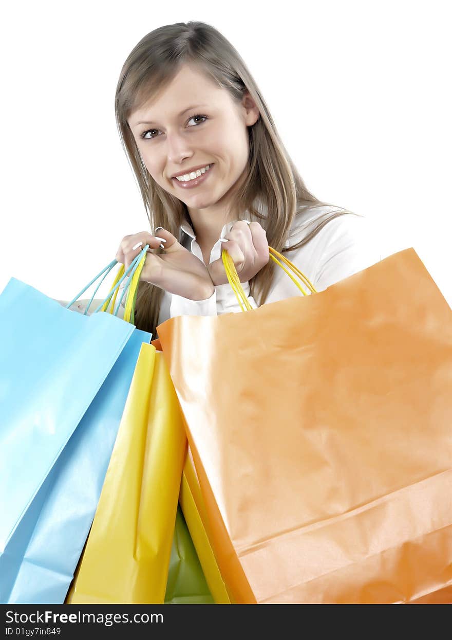 Woman shoppingbags