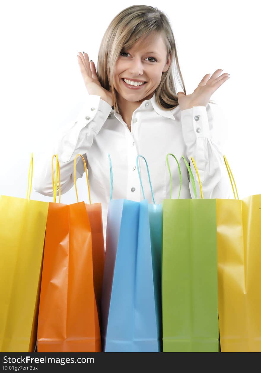 Woman shoppingbags