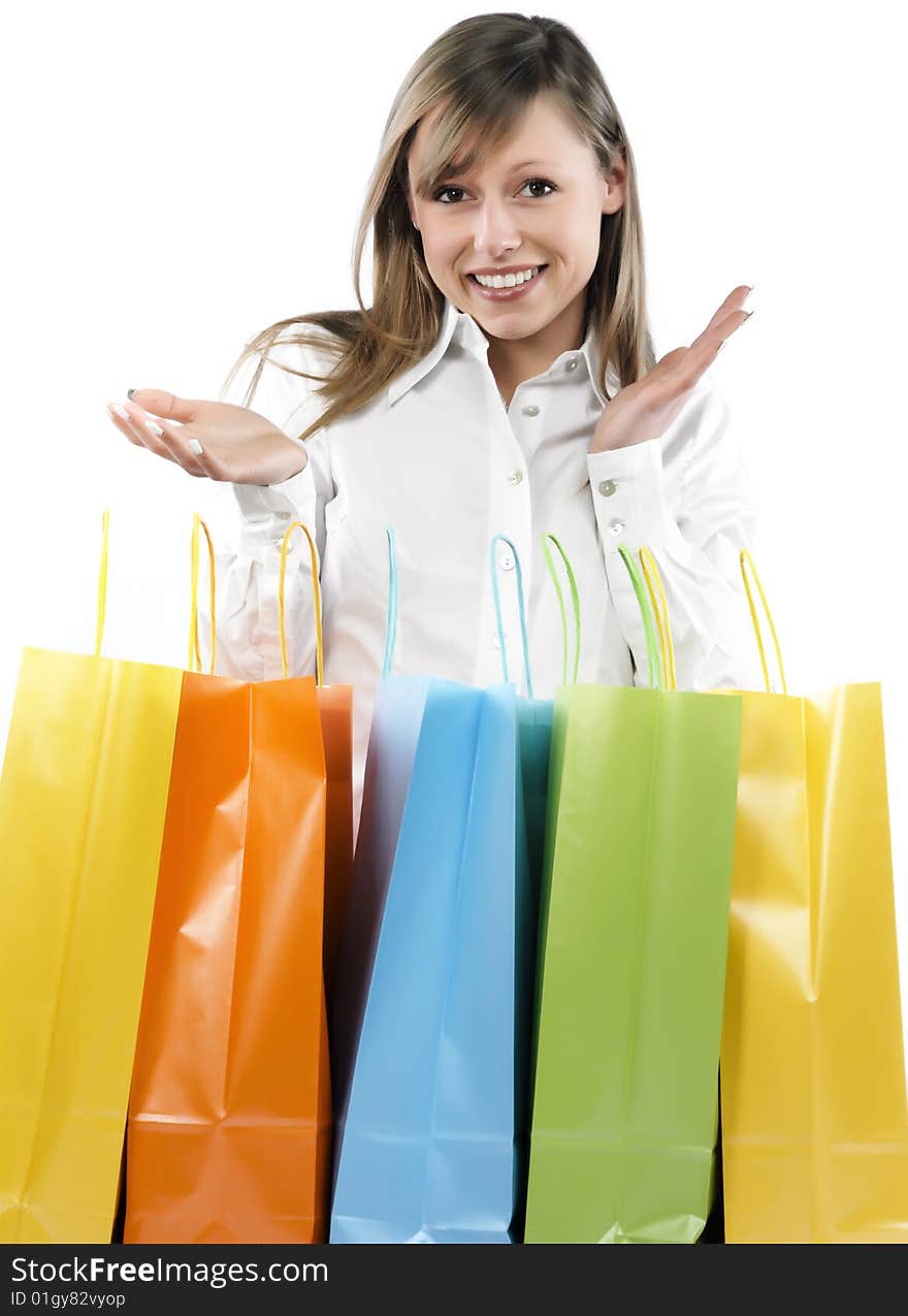 Woman shoppingbags