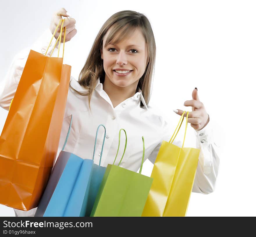 Woman shoppingbags