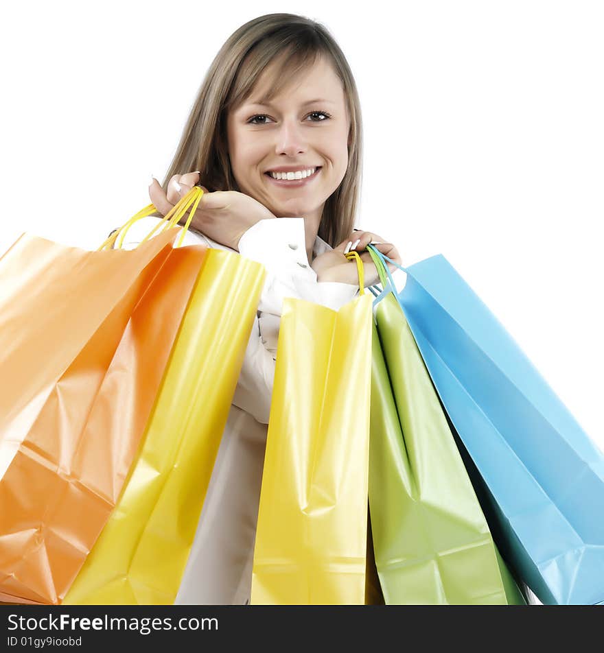 Woman shoppingbags