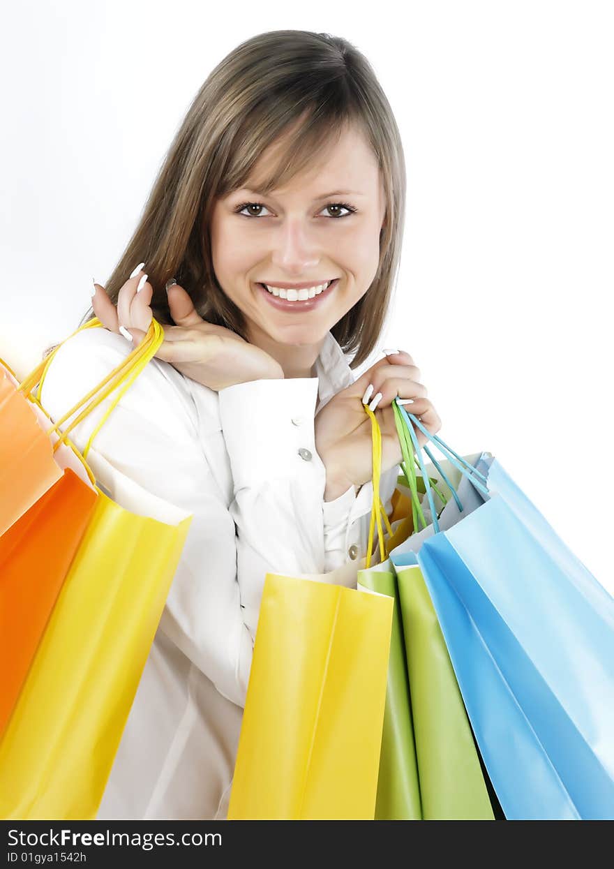 Woman shoppingbags