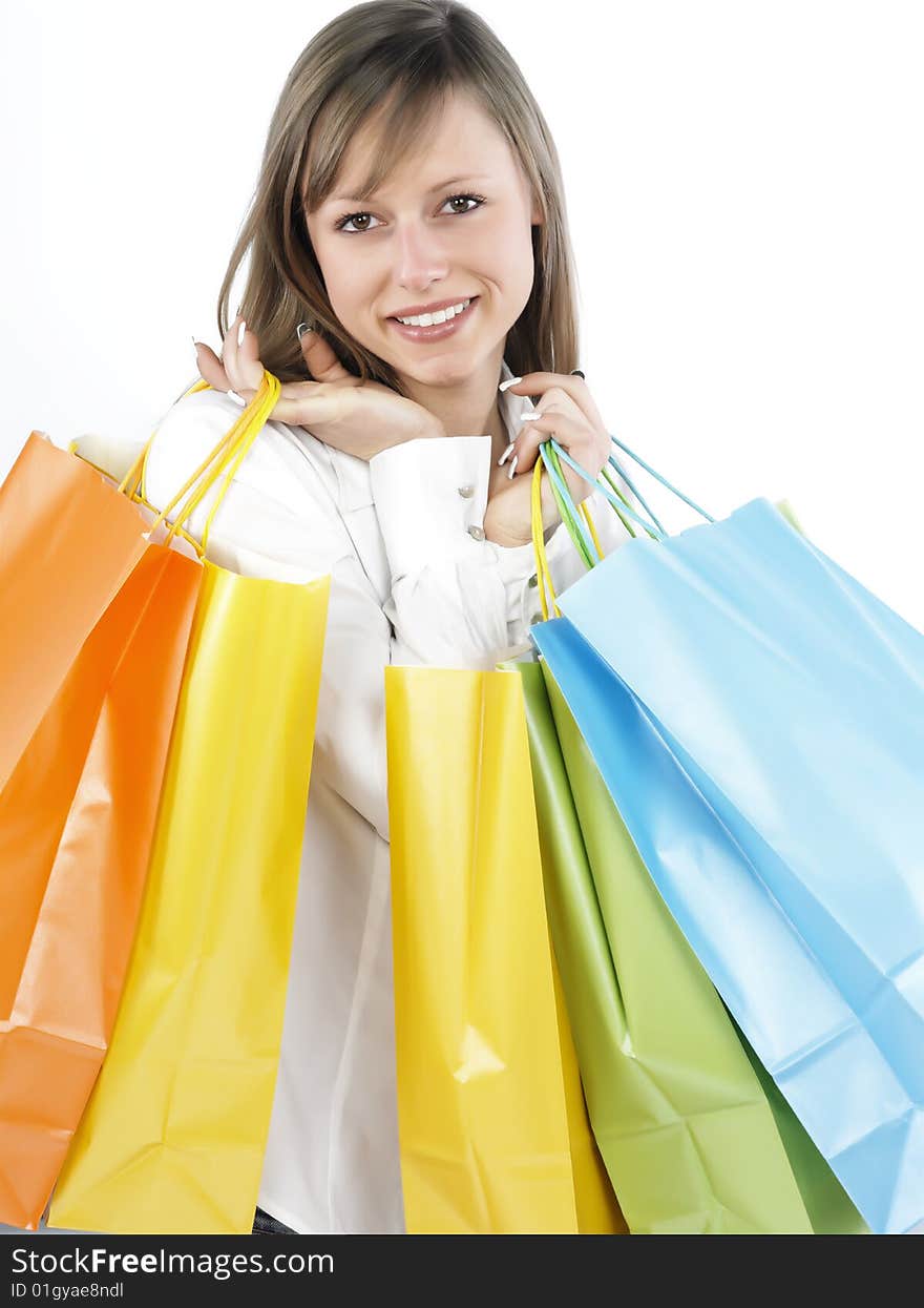 Woman shoppingbags