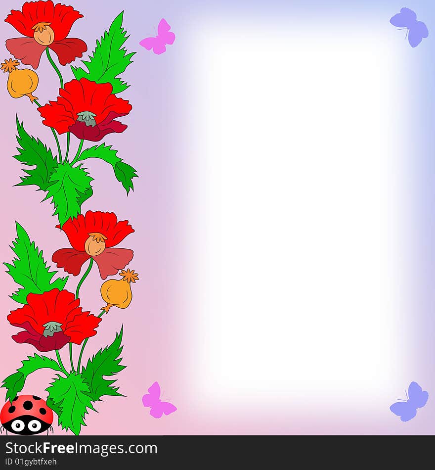 Poppy Notepaper