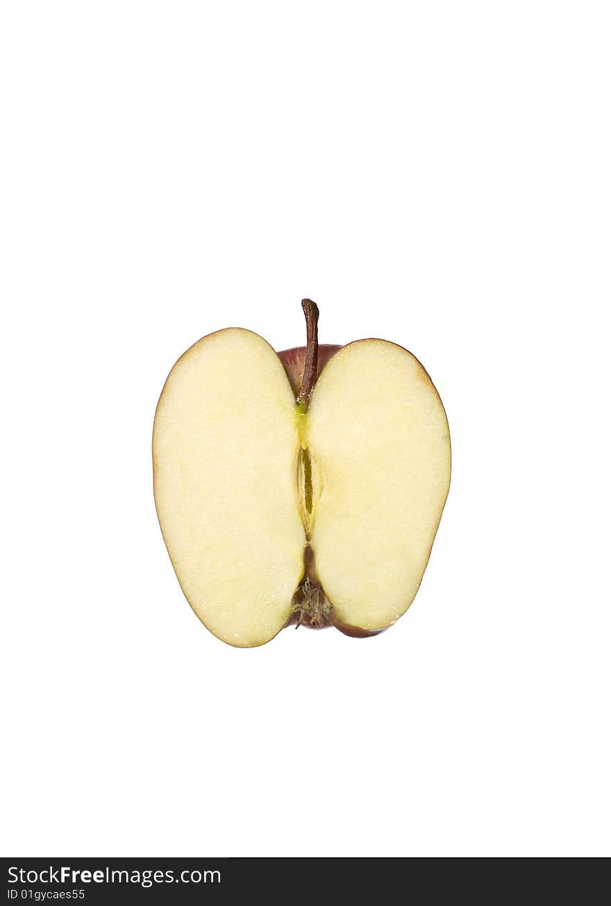 Devided apple