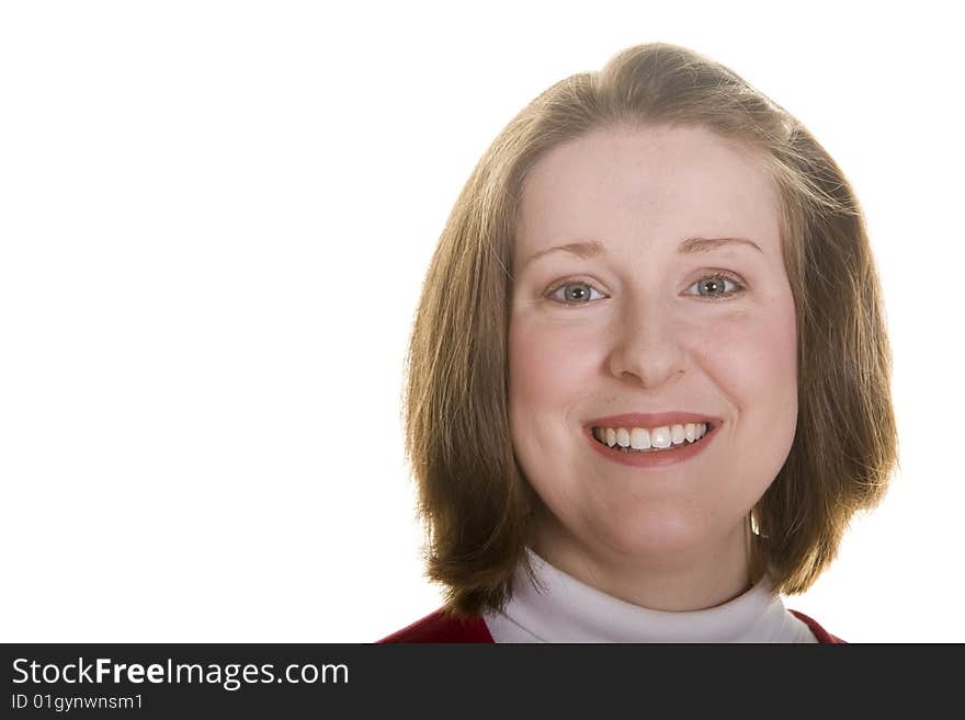 Smiling Young Woman Horizontal