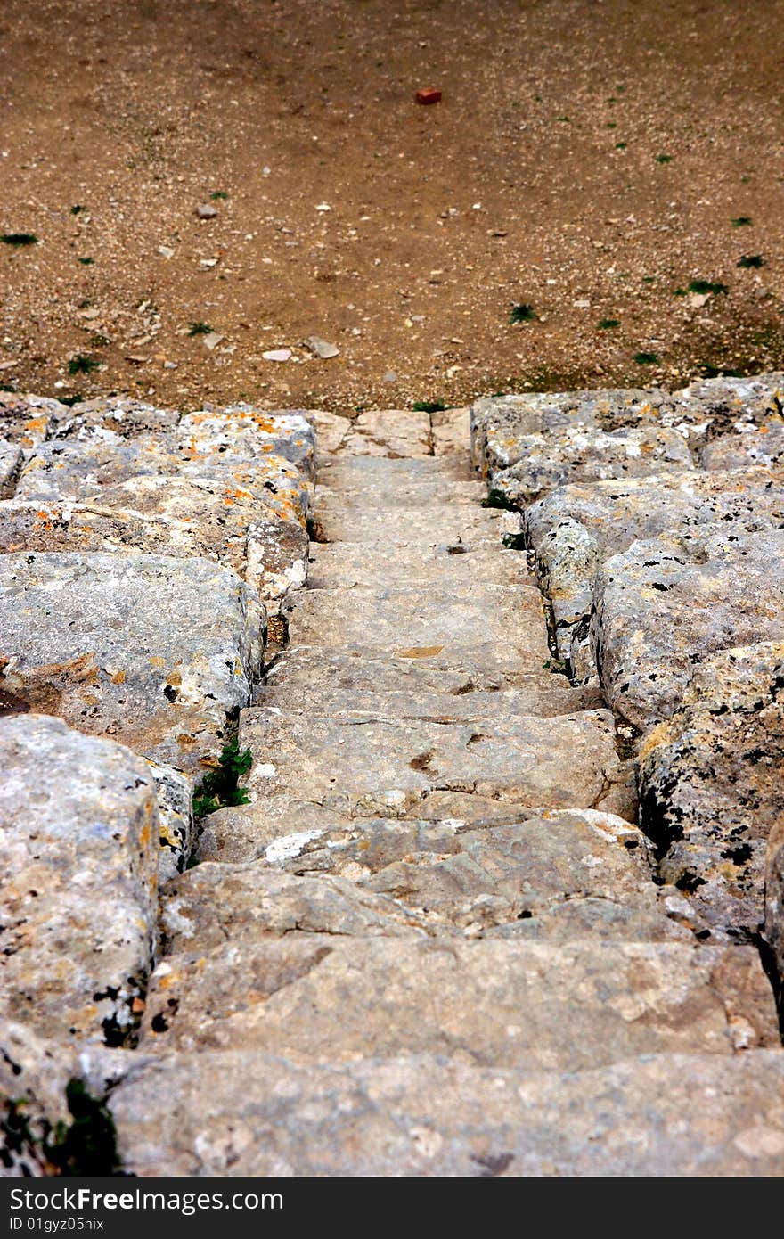 Stone Stairs Down