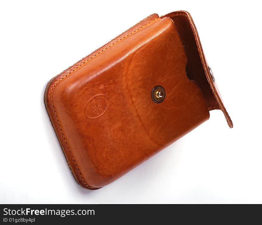 Brown leather cover 2