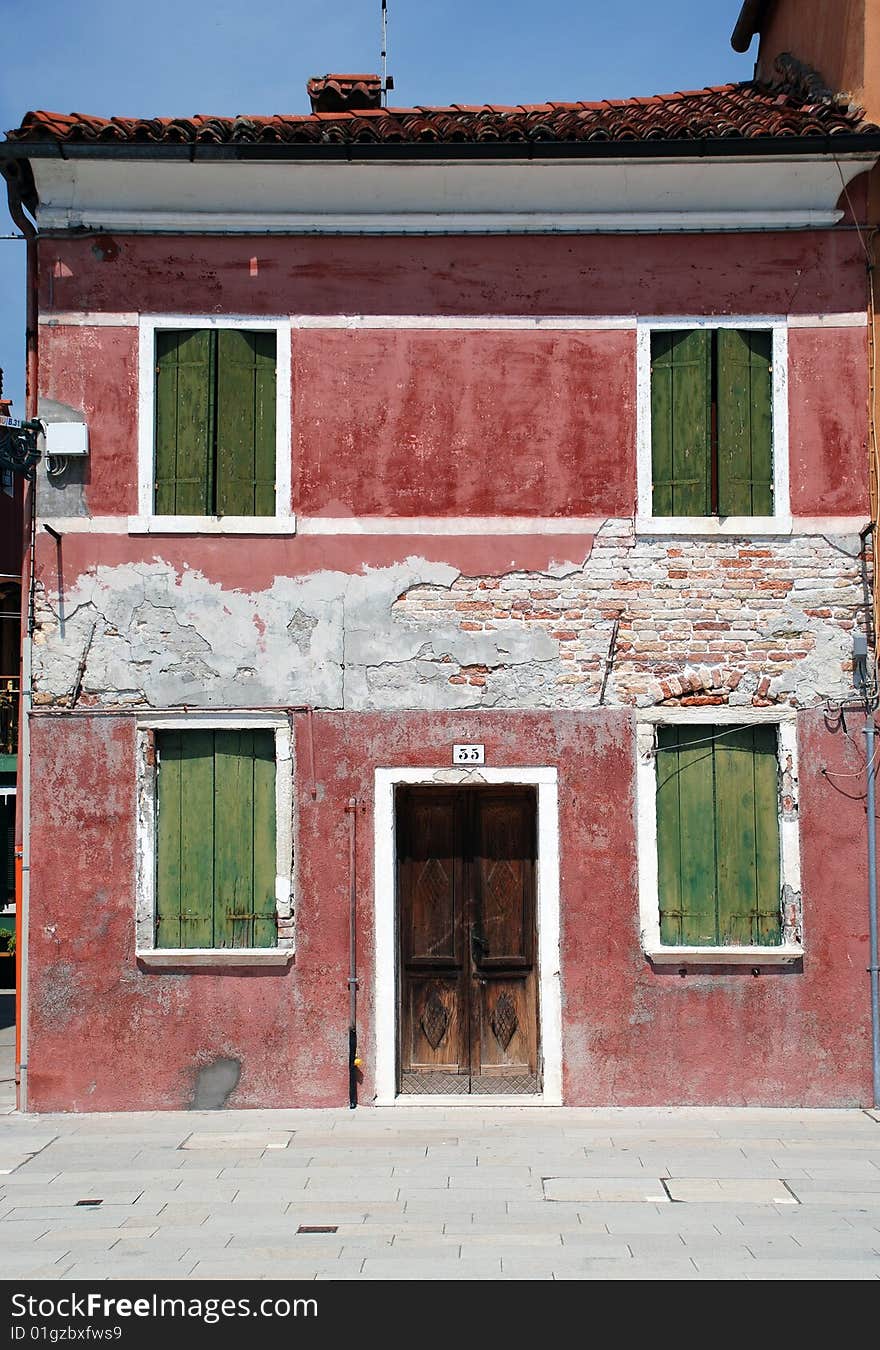 Colourful House on Burano