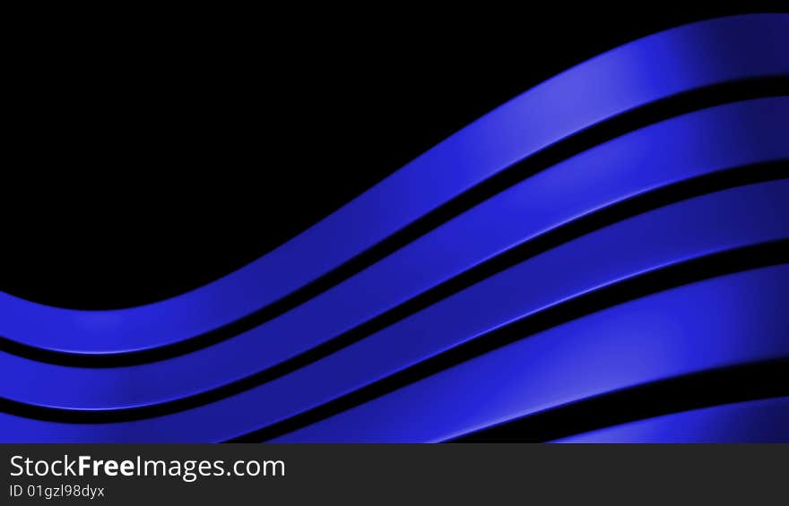 3d blue abstract wavy background. 3d blue abstract wavy background