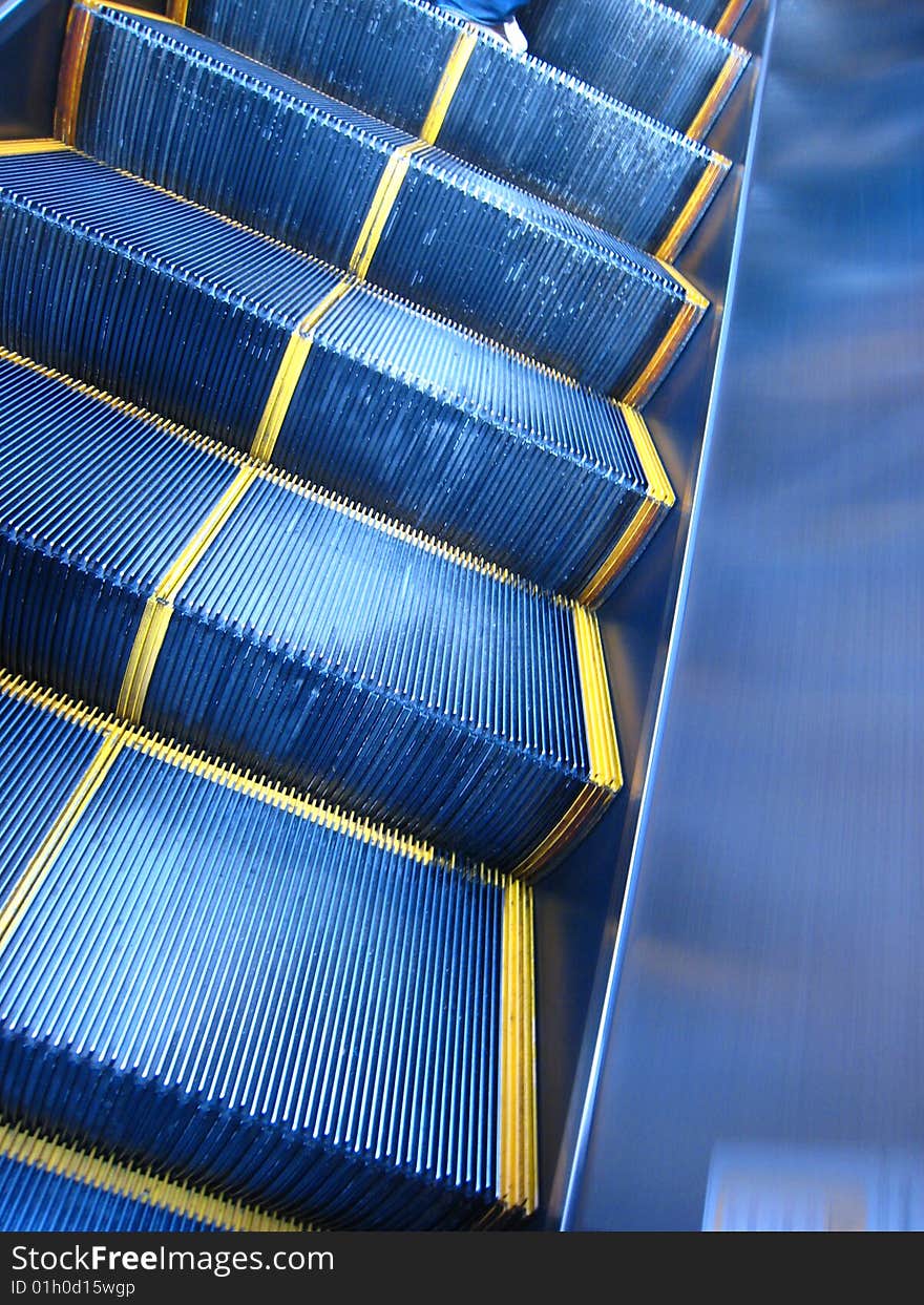 Escalator at Higashiyama Sky Tower, Nagoya, Japan. It's the longest one I've seen in my life.