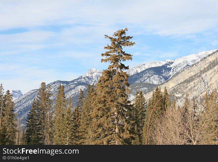 Banff national park, winter, canada. Banff national park, winter, canada