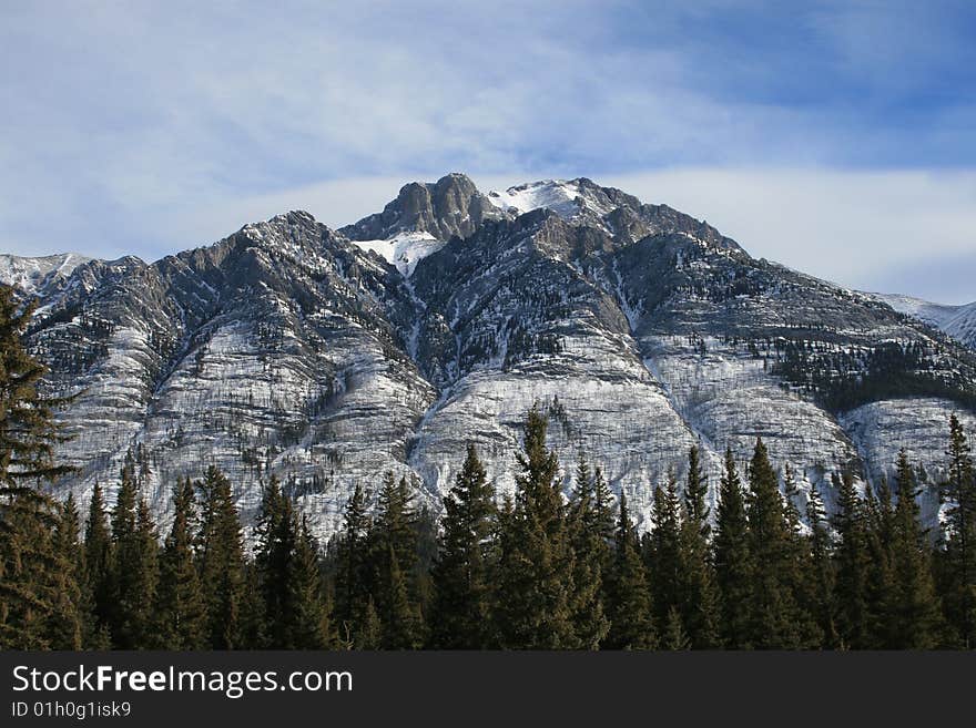 Power of rocky mountains, canada