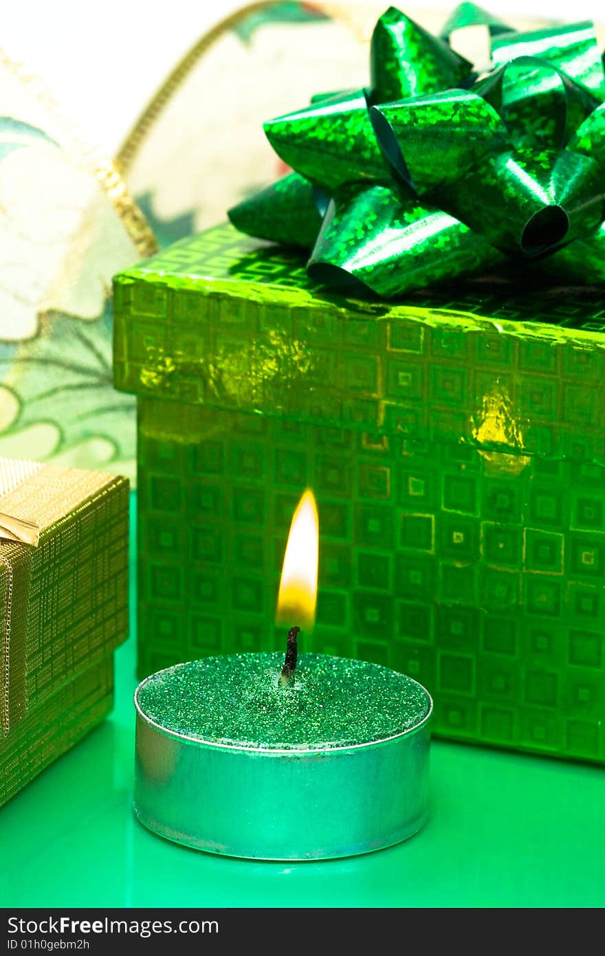 Green Gift Box