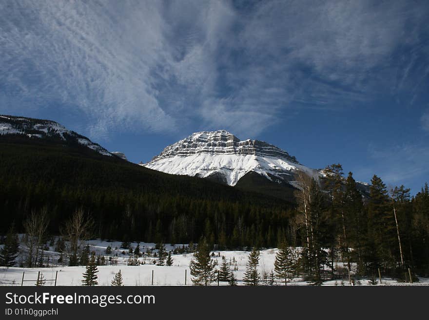 Banff national park, winter, canada. Banff national park, winter, canada