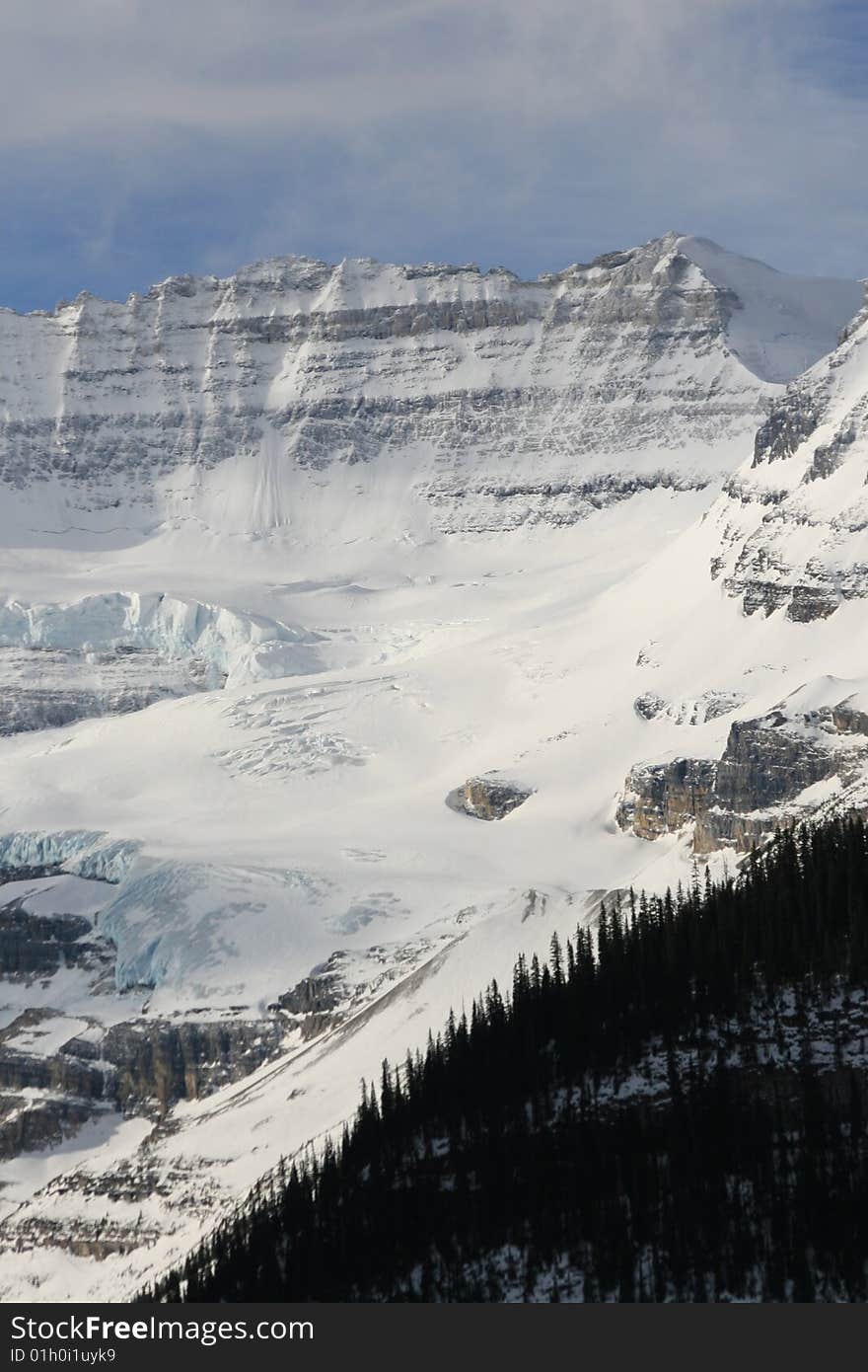 Banff national park, winter in canada. Banff national park, winter in canada