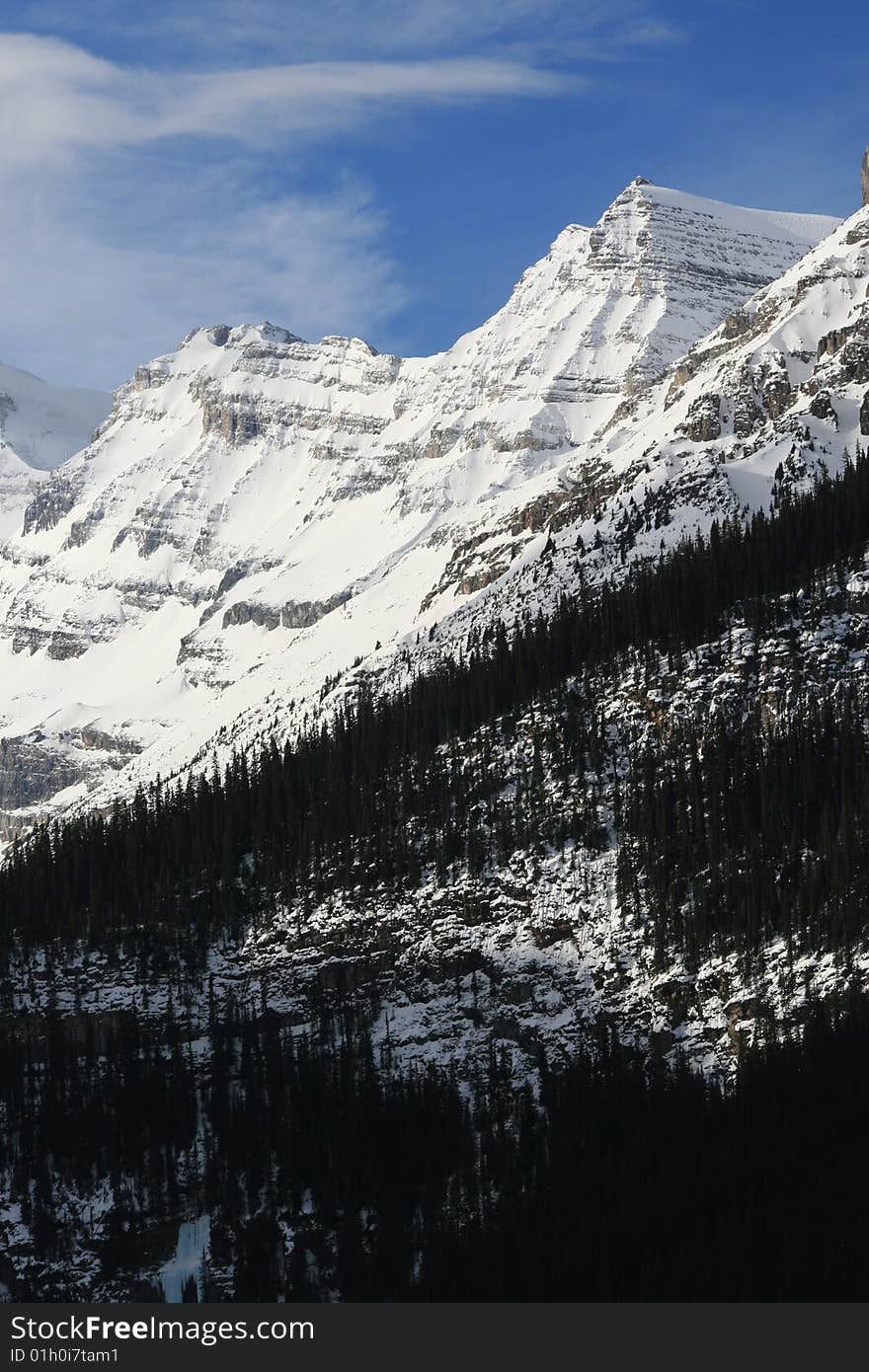 Banff national park, winter, canada. Banff national park, winter, canada