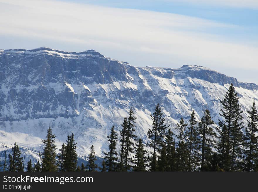 Banff national park, winter, canada. Banff national park, winter, canada