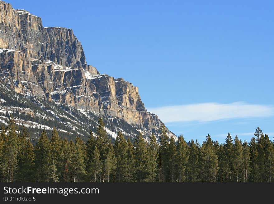 Banff national park, winter in canada. Banff national park, winter in canada