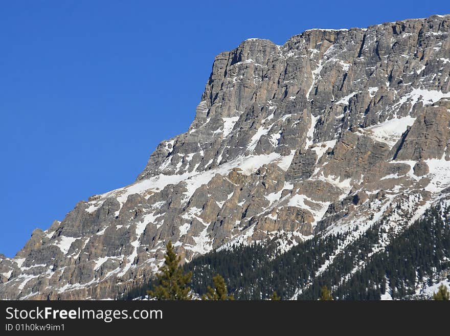 Banff national park, winter in canada. Banff national park, winter in canada