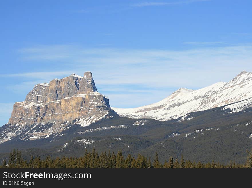 Banff national park, winter in canada. Banff national park, winter in canada