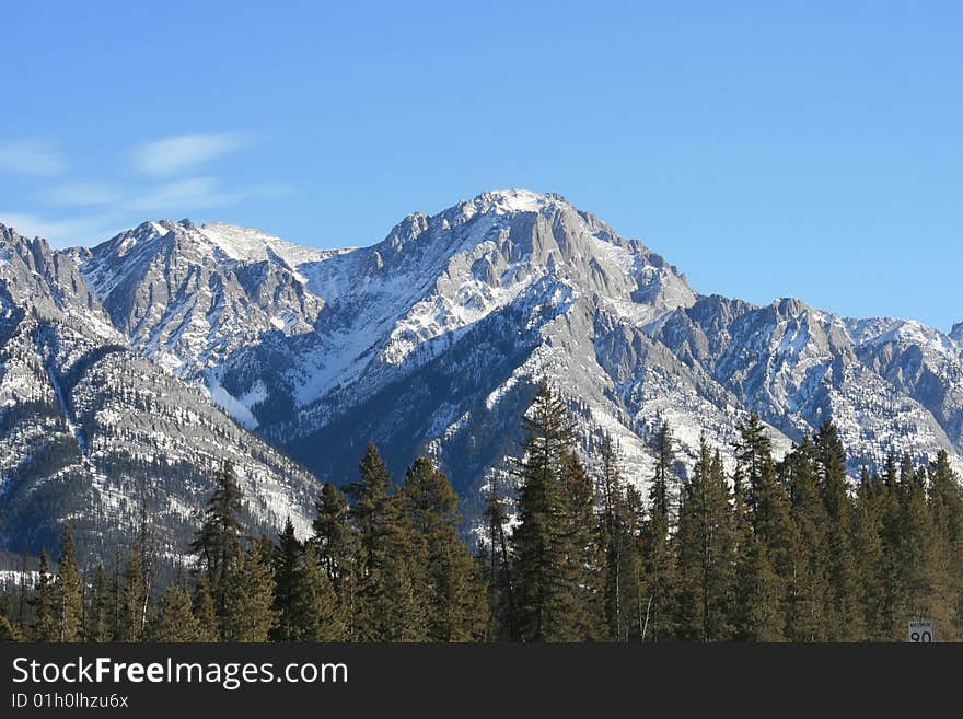 Banff national park, winter, canada. Banff national park, winter, canada