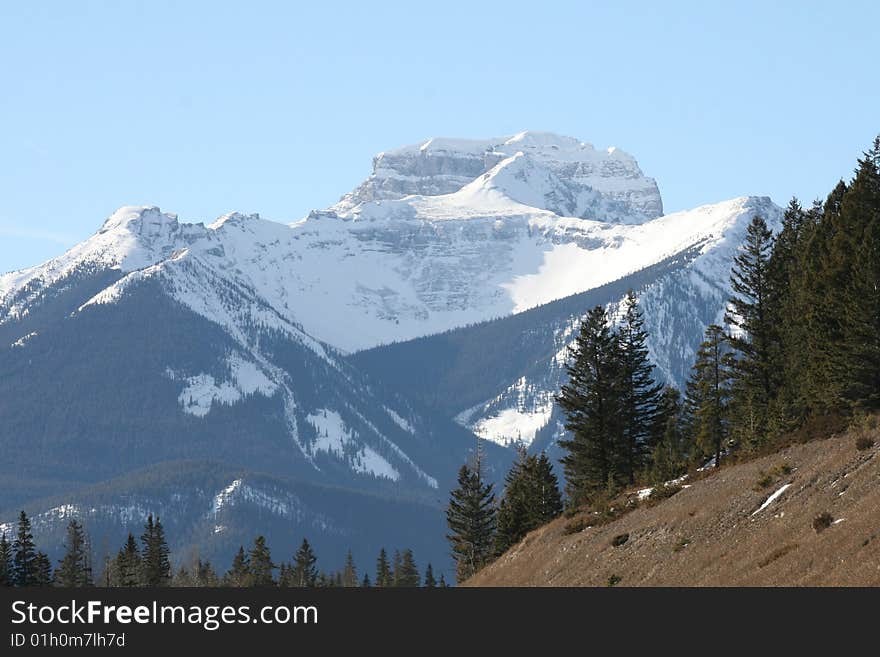 Banff national park, winter, canada. Banff national park, winter, canada