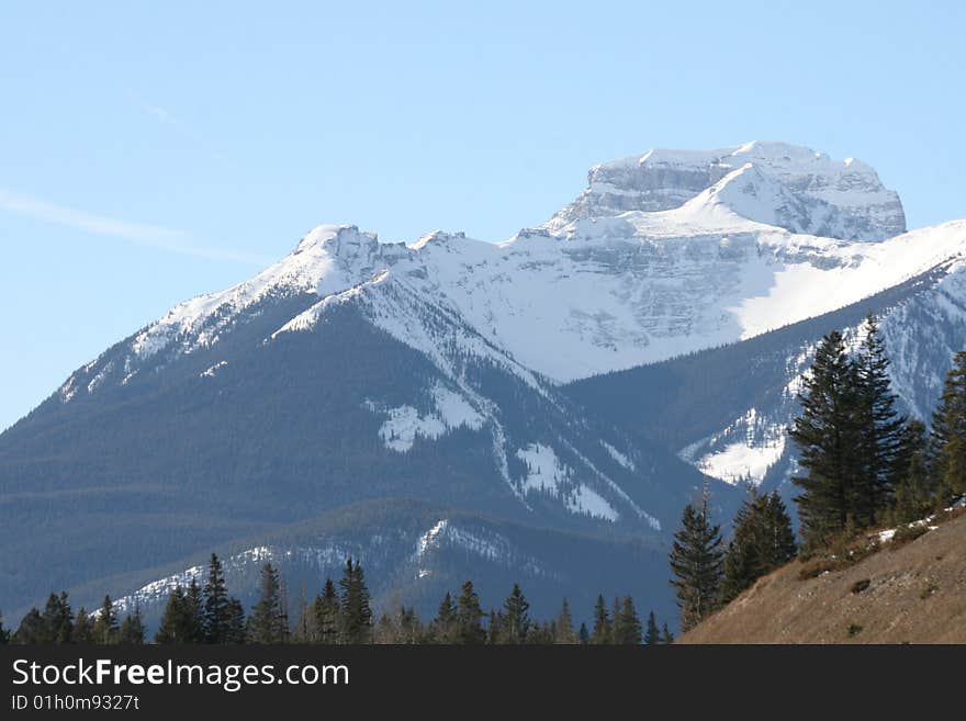 Banff national park, winter, canada. Banff national park, winter, canada