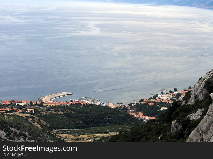 View on coast of Sardinia