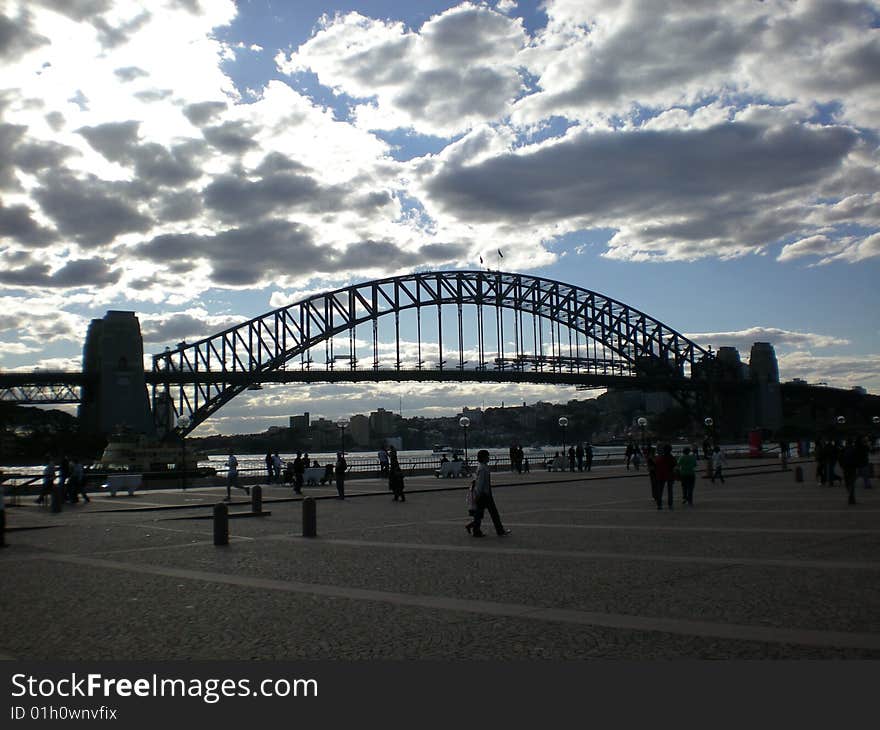 Sydney Harbour Bridge in New South Wales, Australia