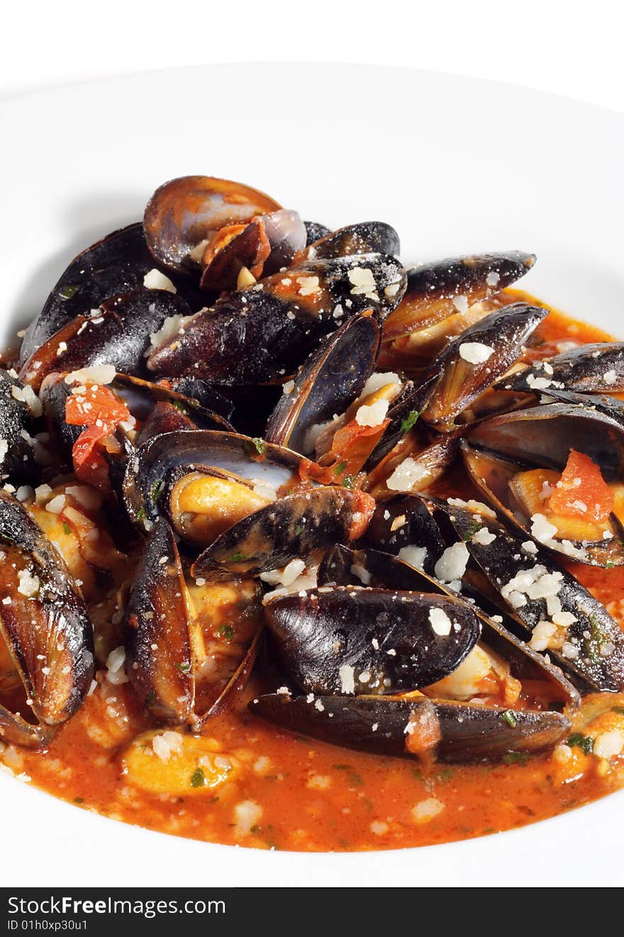 Mussels Bowl with Spice Sauce