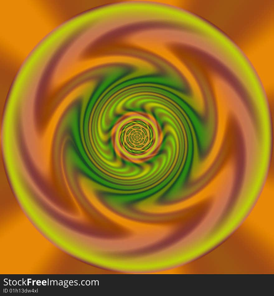 Round Spiral Pattern