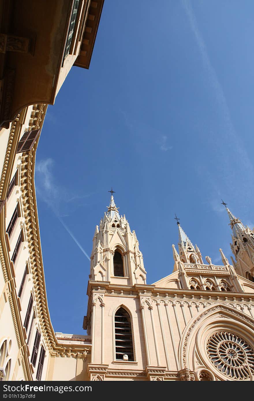 Church And Sky ( Malaga , Spain )