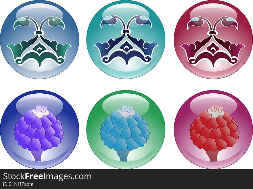 3d glassy shiny icons raster. 3d glassy shiny icons raster