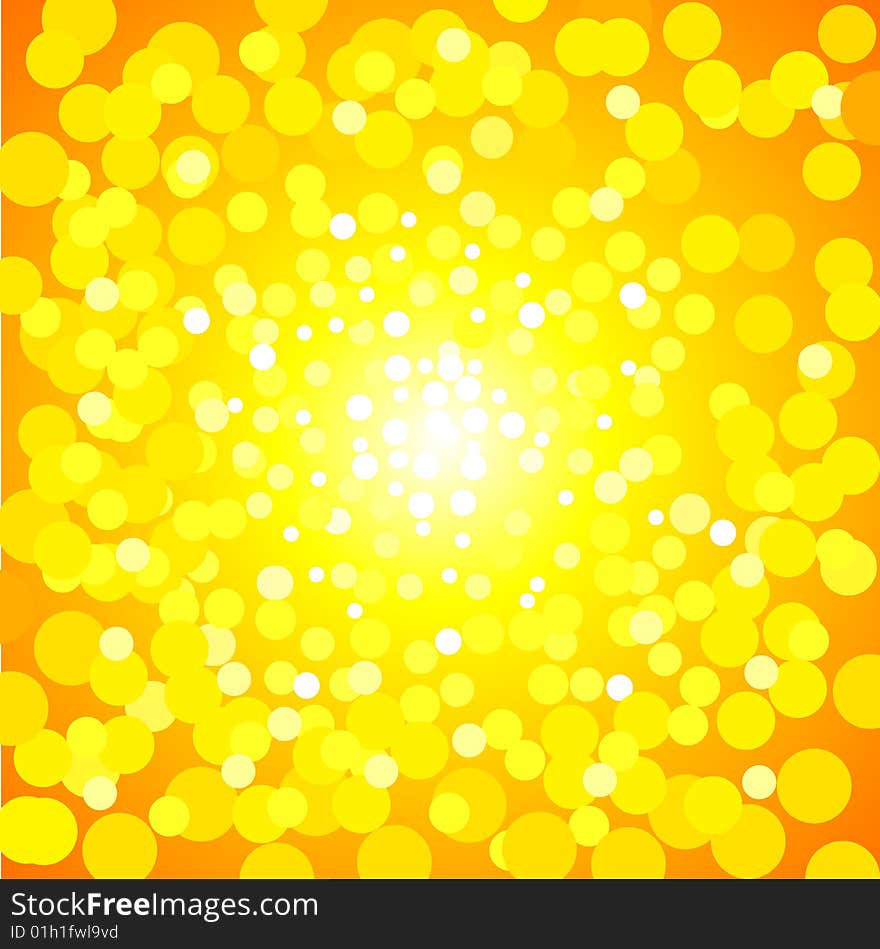 Sun and flare. Vector illustration. Sun and flare. Vector illustration.