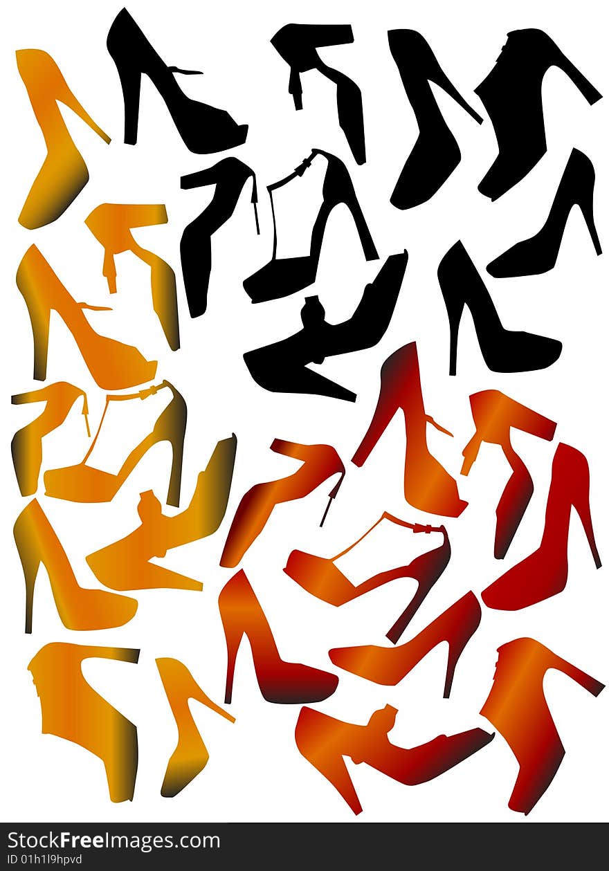 Shoes vector (fashion, elegant, street style)