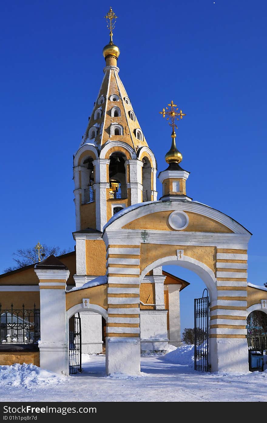 Entry Into The Church. Russia