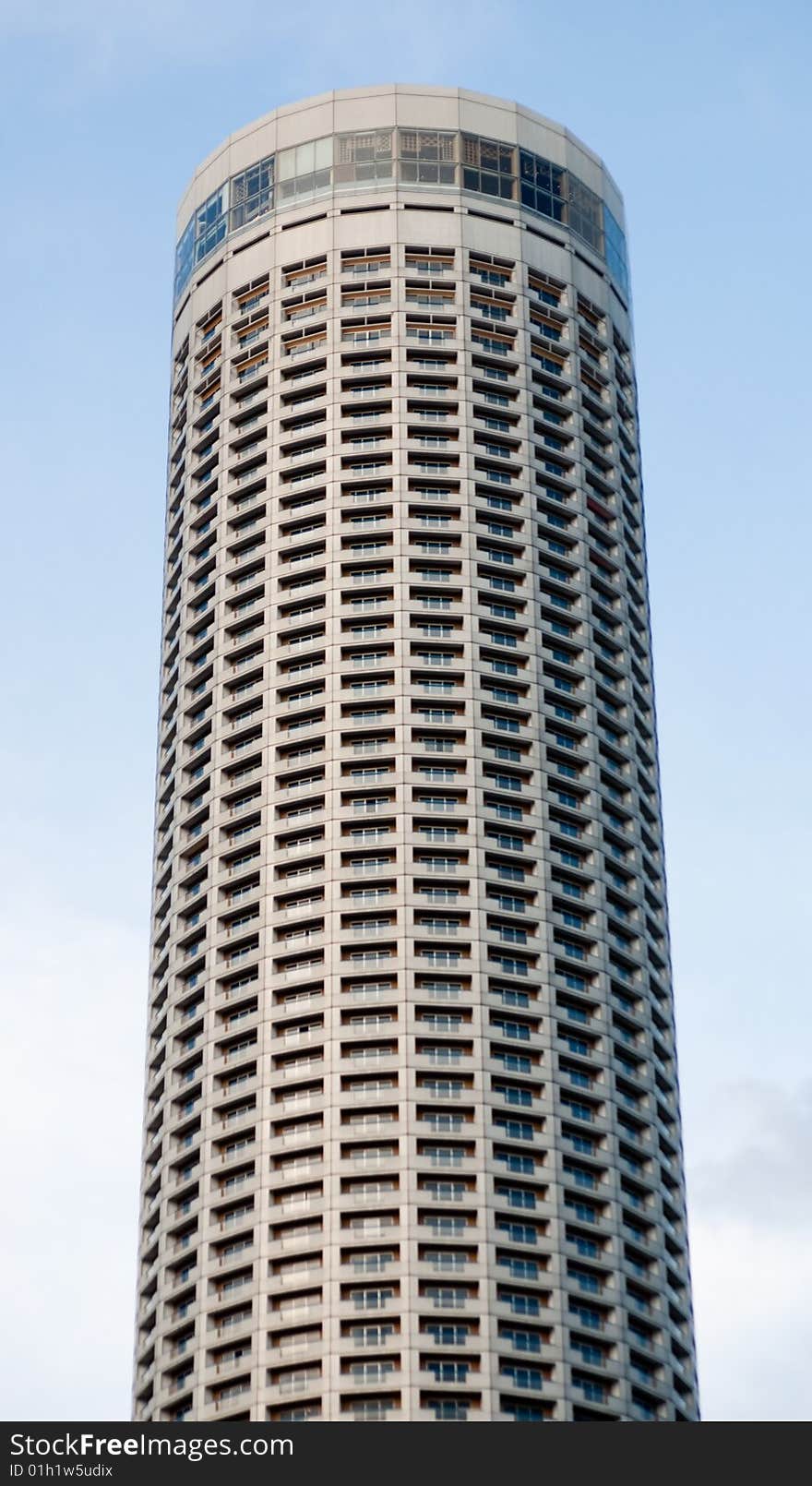 Mdern office building exterior in downtown singapore. Mdern office building exterior in downtown singapore