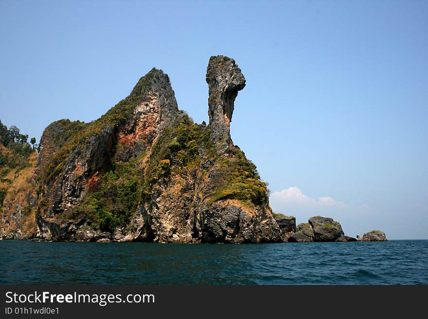 Chicken Island in Adaman Sea in Thailand